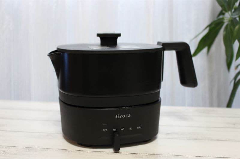 お湯を沸かすだけじゃない！料理も作れる新しい電気ケトル「ちょいなべ」