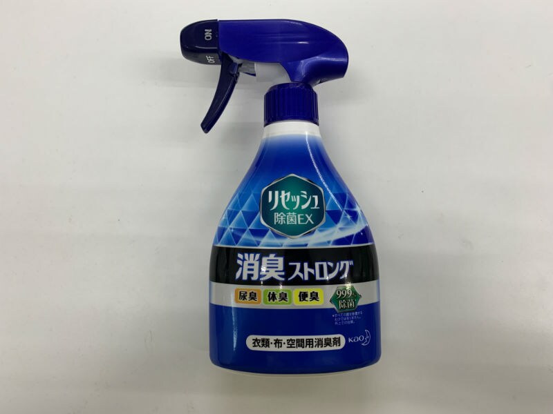 シュッとひと吹きで、きつめのニオイも素早く消臭