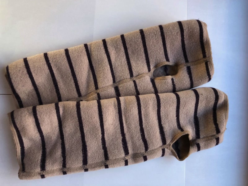 釣り人も絶賛！手首を冷えから守る「もちはだアームウォーマー」