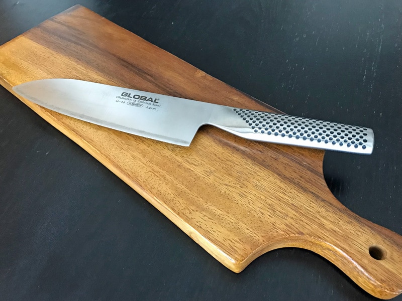 食べ物が美味しくなる！海外でも高評価の「グローバル」の三徳包丁