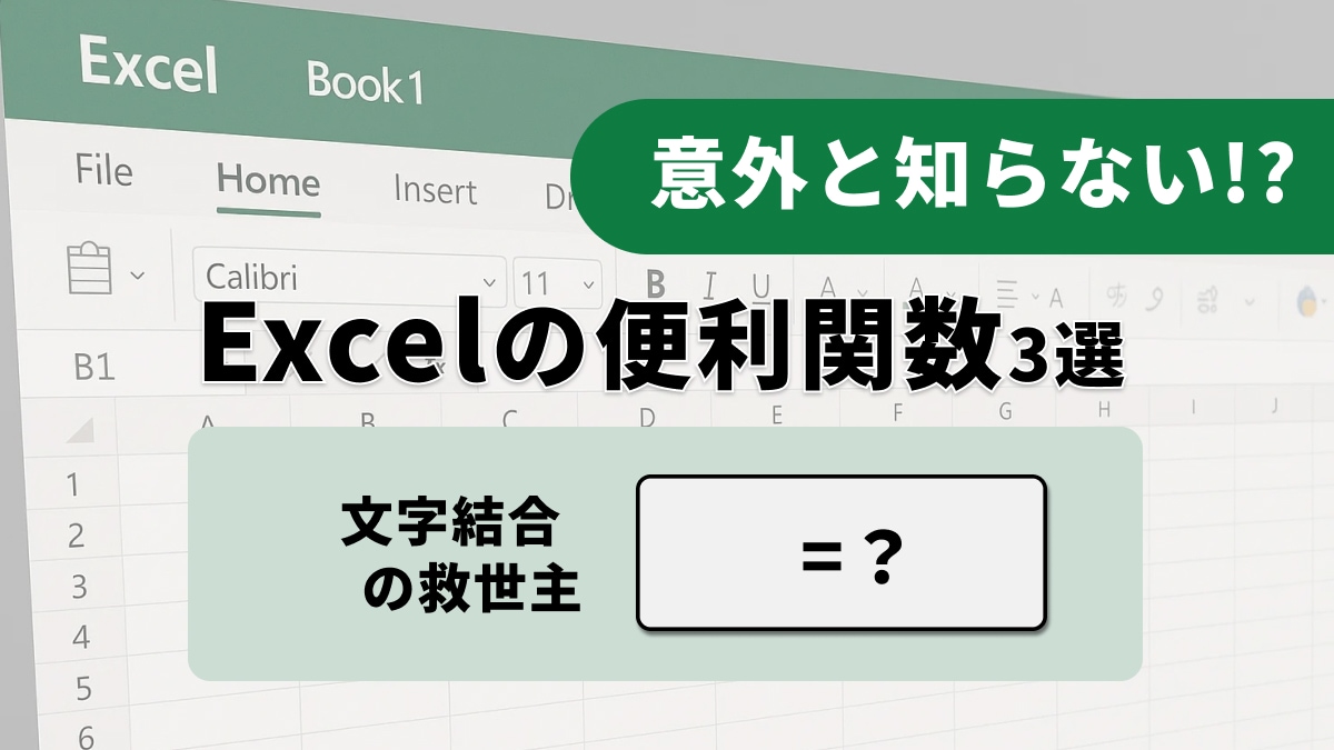 【Excel新常識】「VLOOKUP以外にもあるぞ！」作業効率が倍になる次世代関数3選