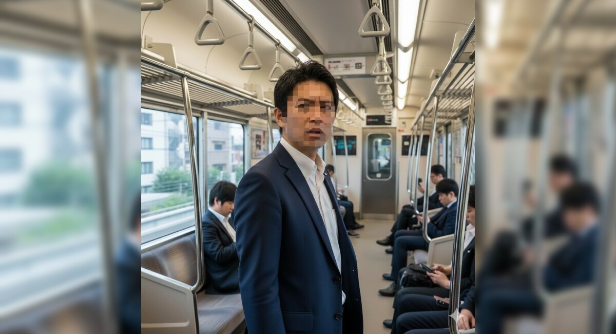 東海道線の電車内でブツブツ言う不審な男に小突かれ…恐怖の実体験