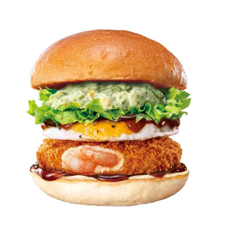 大葉タルタルたまてりえびバーガー