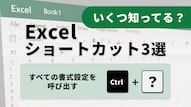 Excelの書式設定時短テクニック