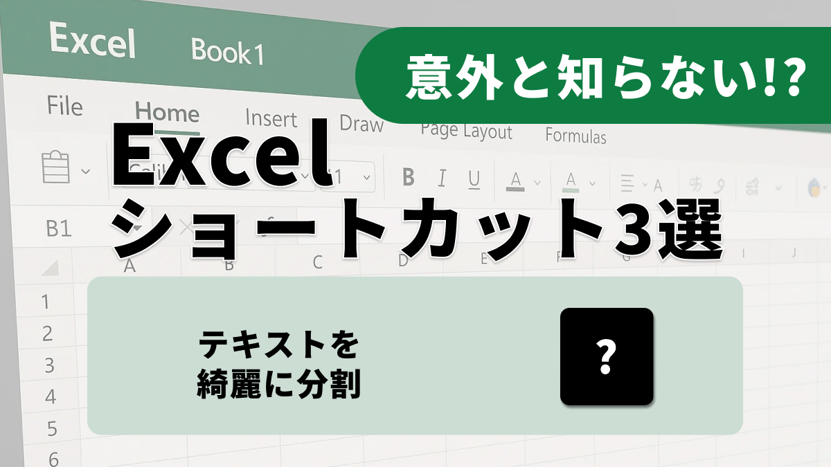 Excel文字列操作の解説記事イメージ