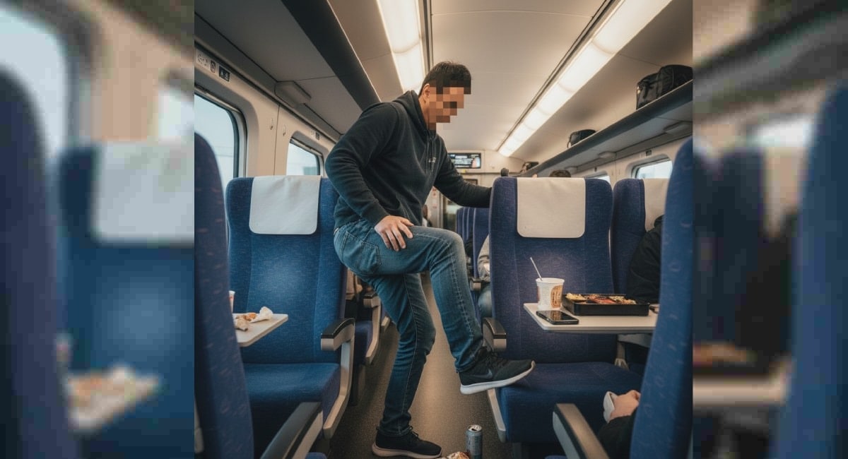 新幹線で執拗な「座席蹴り」…迷惑男を警察に突き出した結果、罰金10万円が確定した実録