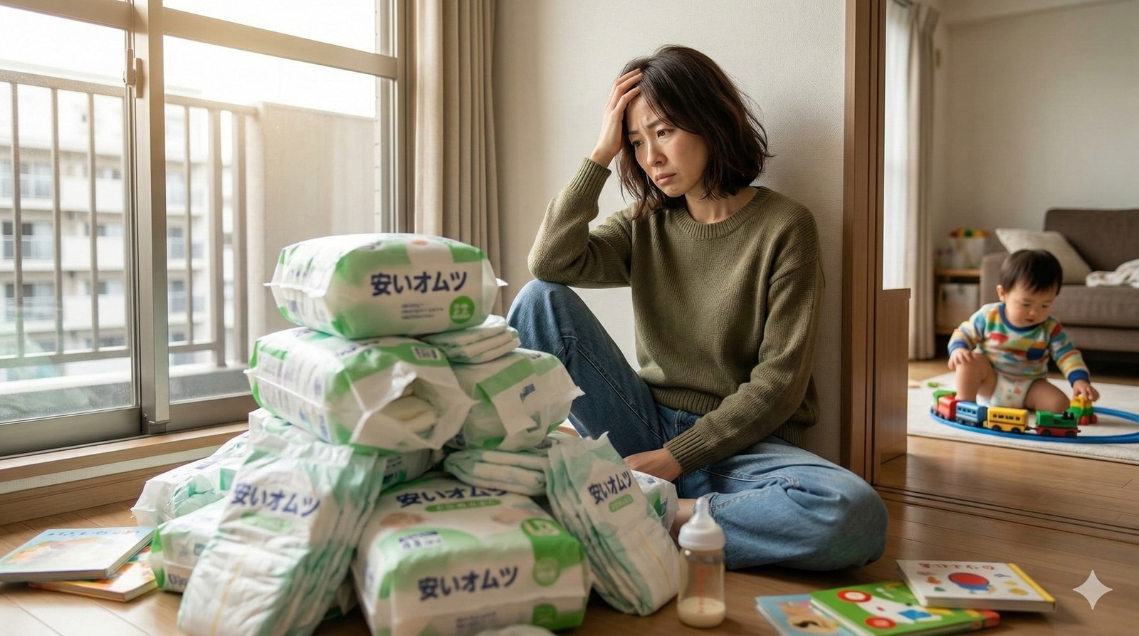 40代ワーママの家計術！安いおむつ大量在庫に後悔……美容はプチプラBBクリーム、でも伊藤園の青汁と食費は死守！