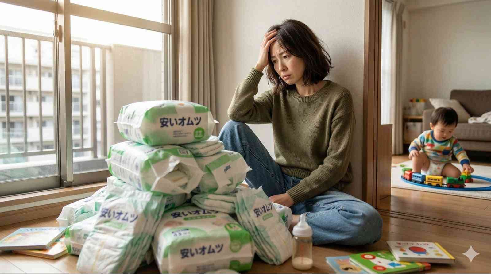 40代ワーママの家計術！安いおむつで大量在庫に後悔……美容はプチプラBBクリーム、でも伊藤園の青汁と食費は死守！