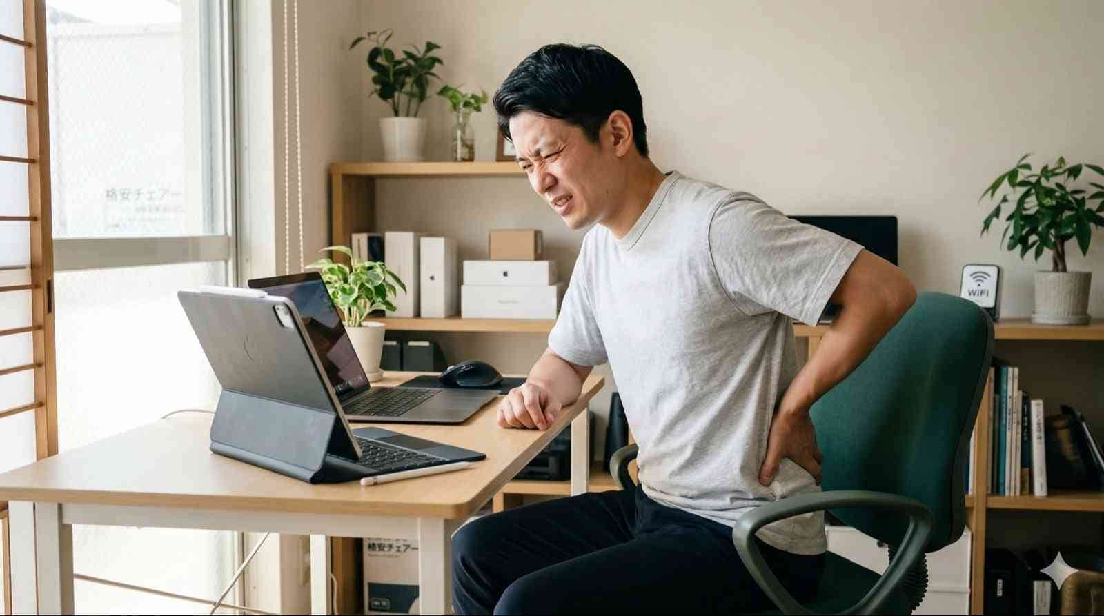 安いチェアで腰痛に後悔……30代会社員が「ユニクロ」と「楽天モバイル」で守った資金を「iPad Pro」へ投資する理由