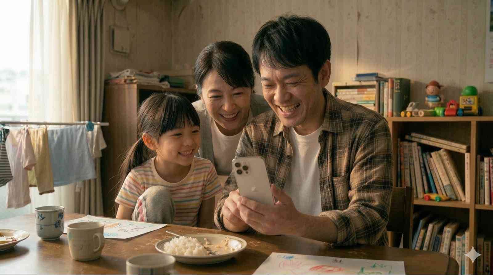 40代パパの節約術：無職でも「いらないものには1円も払わない」美学、それでも子どもとの家族旅行はケチらない　※Google Geminiにて作成