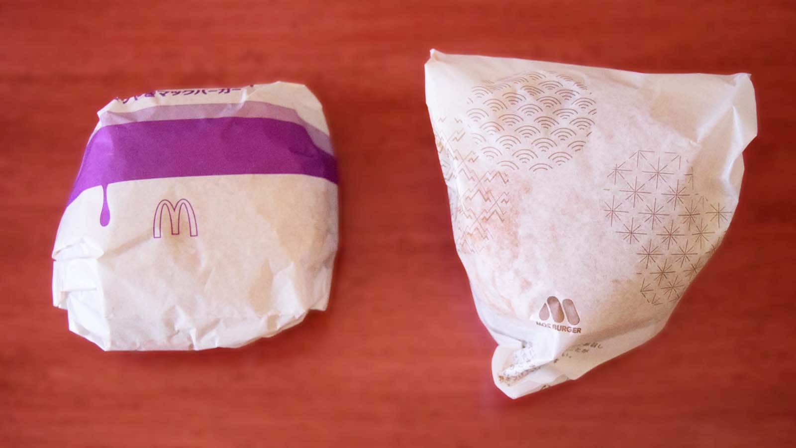 【マクドナルドvsモスバーガー】てりやきバーガーを比較