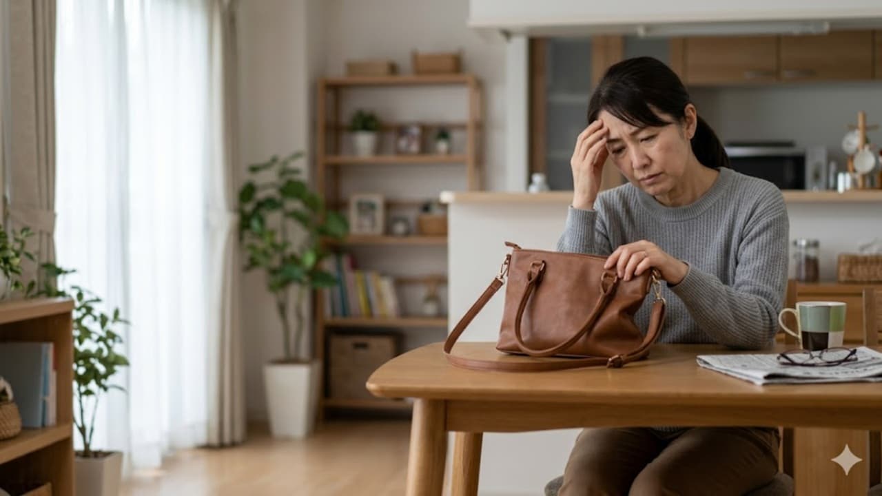 安物カバンで節約しようとしたら悲劇! 本当に節約になるものは ※Google Geminiにて作成