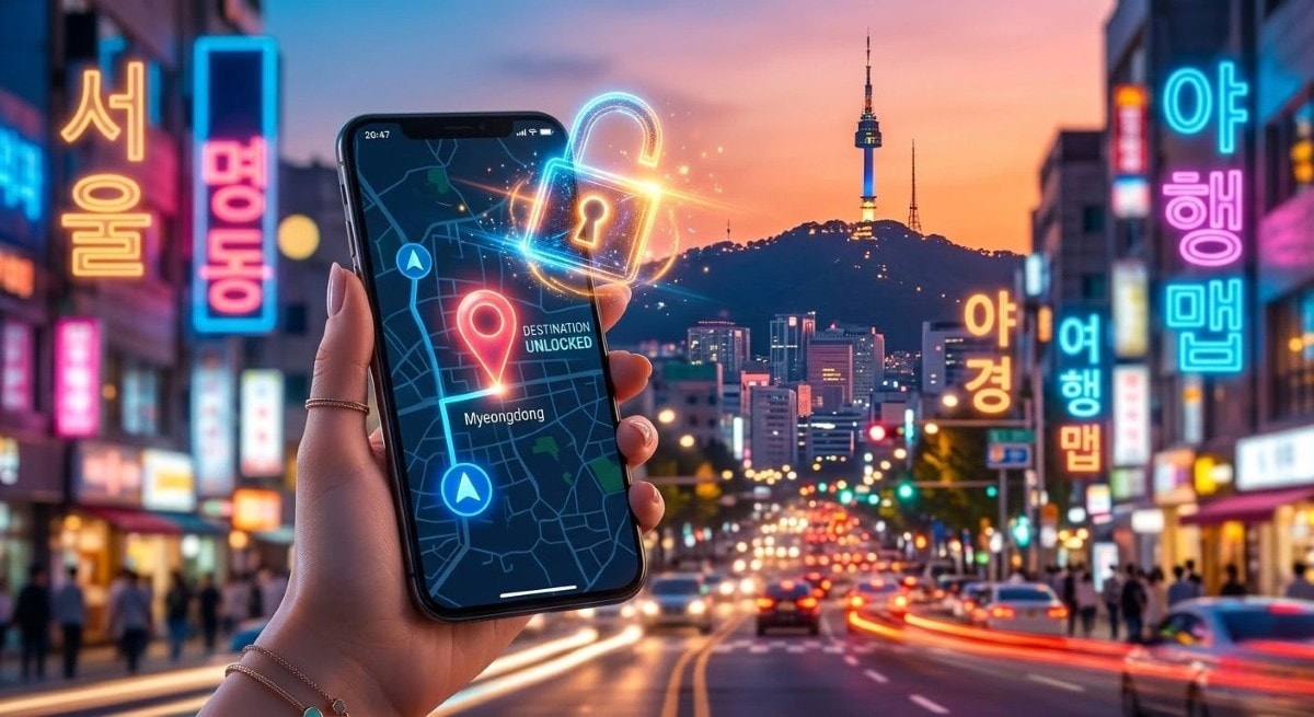 韓国Googleマップ