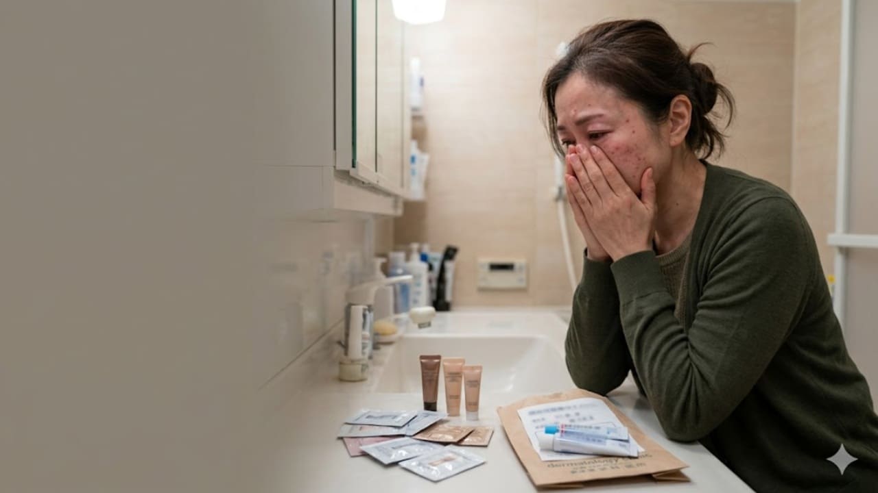 試供品を使ったら皮膚科通いすることに…上手な節約とは ※Google Geminiにて作成