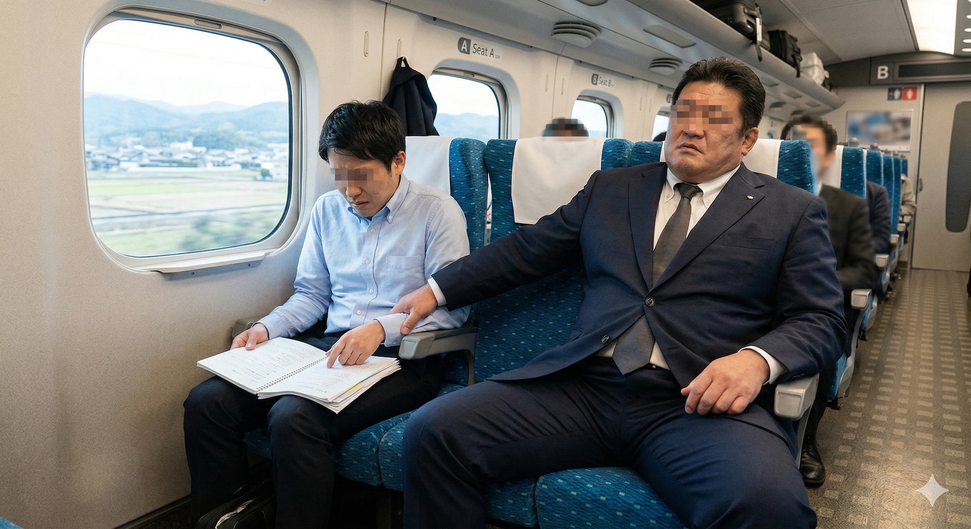 閉鎖空間で威圧的な態度を取る相手には、直接反論せず第三者を頼りましょう　※Google Geminiにて作成