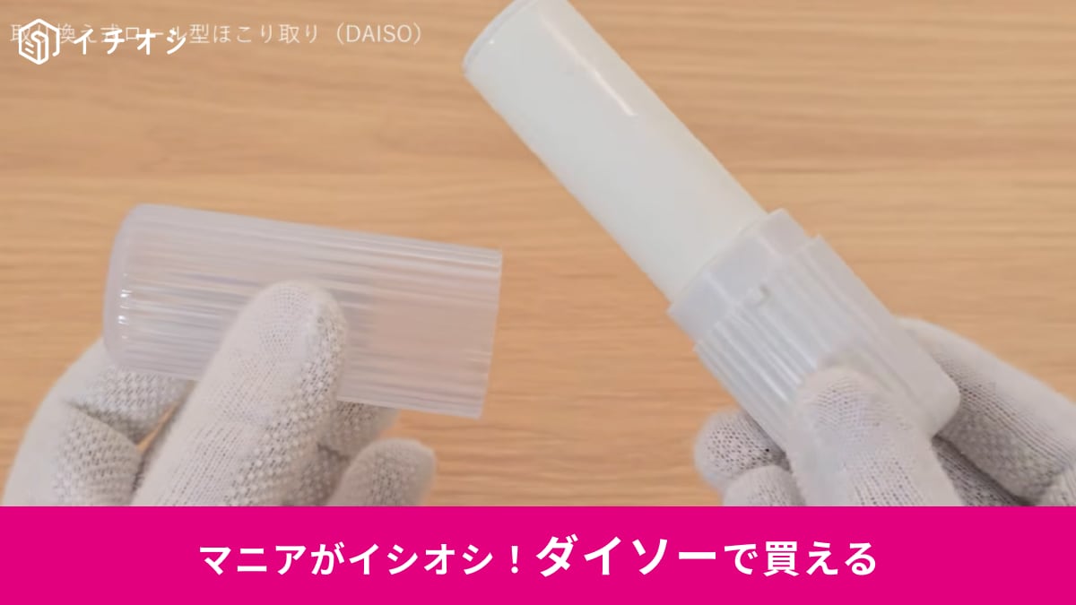【ダイソー掃除術】スルッと剥がれる快感がたまらない！220円「ほこり取り」が超優秀