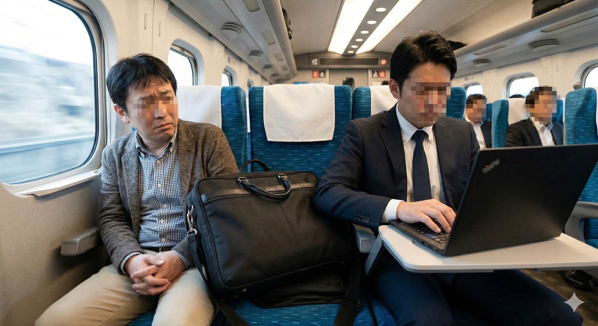 相手と対決するのではなく、車掌を味方につけて物理的な距離を置きましょう