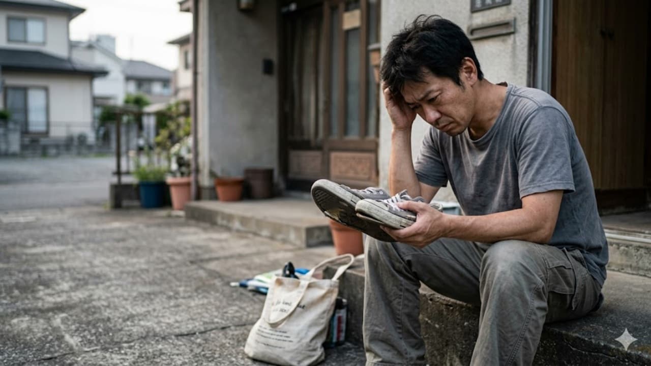 40代パパが激安スニーカーで底抜けの悲劇！平日は徹底節約し年1回の温泉旅館と月1外食を楽しむ家計術