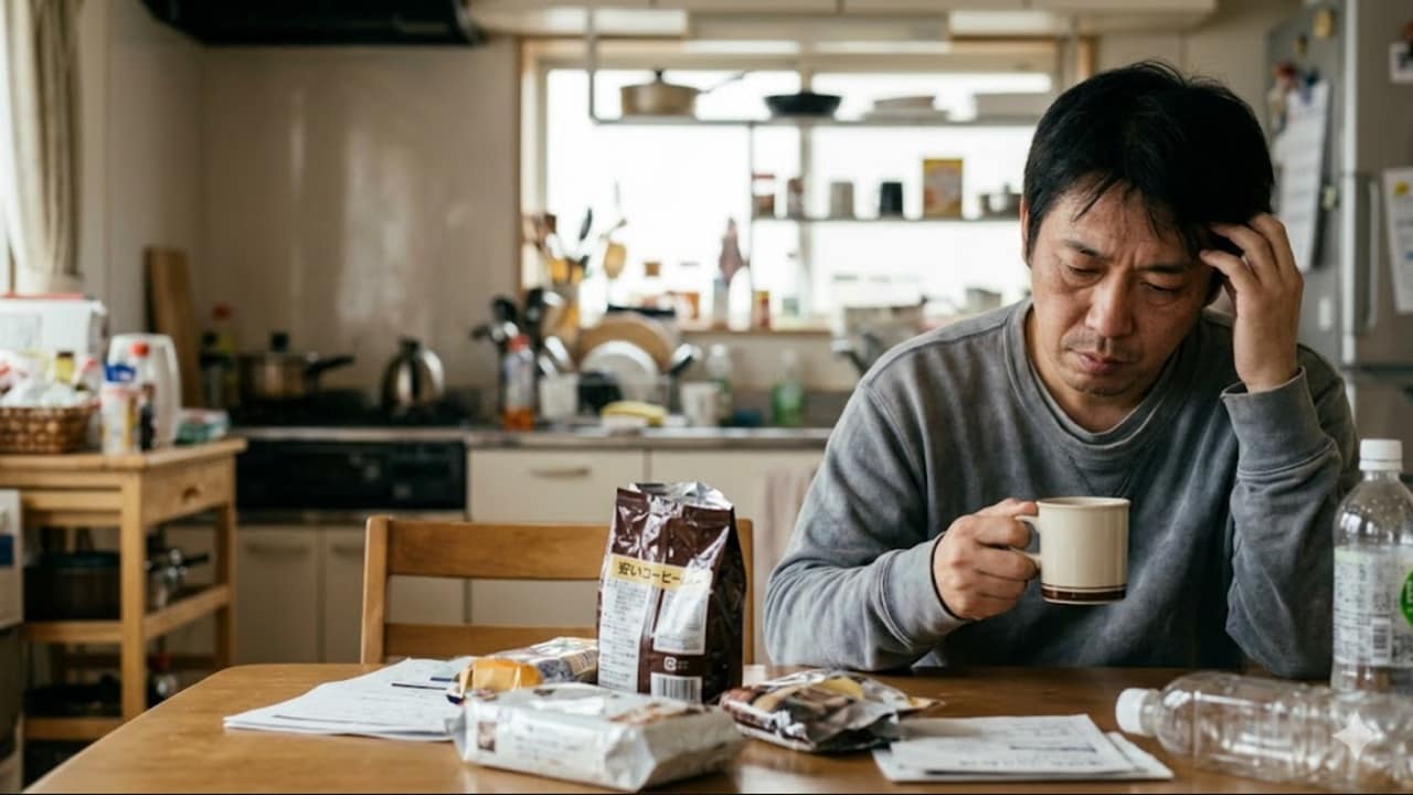 節約で格安コーヒーに変えたら失敗…続けられる節約とは？　※Google Geminiにて作成