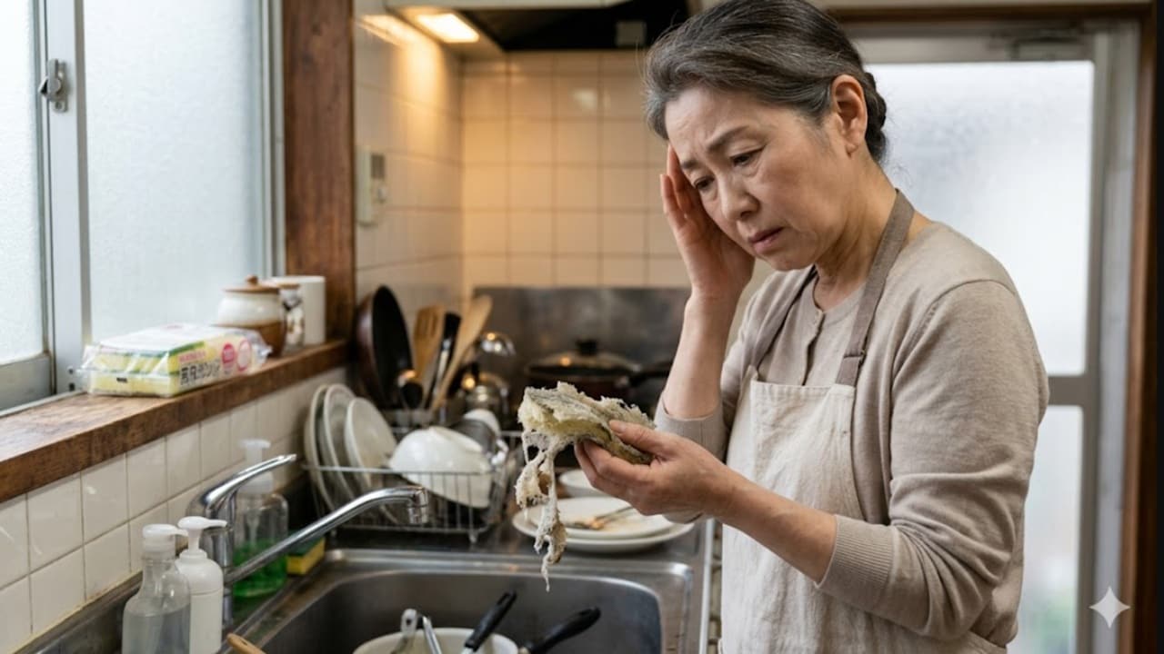 100均の食器用スポンジが即劣化…賢い節約とは　※Google Geminiにて作成