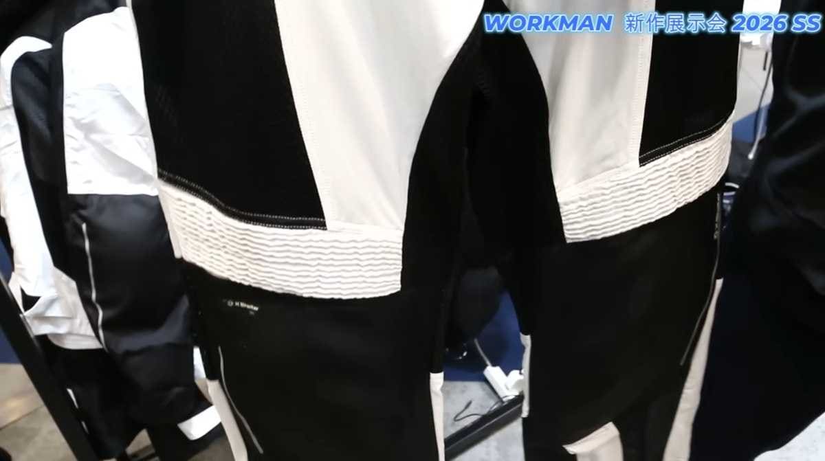 「エックスシェルター暑熱αライディングパンツ」はジャバラ折り採用