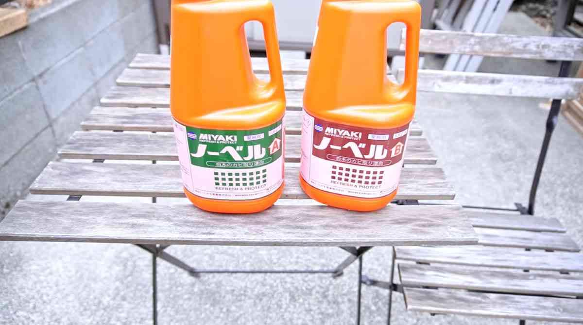 IKEAのテーブルとイスを復活させる