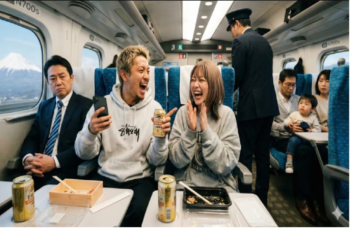 「公共の場だろ！」新幹線でイヤホンも貫通する爆音カップルを注意したら「逆ギレ」されて