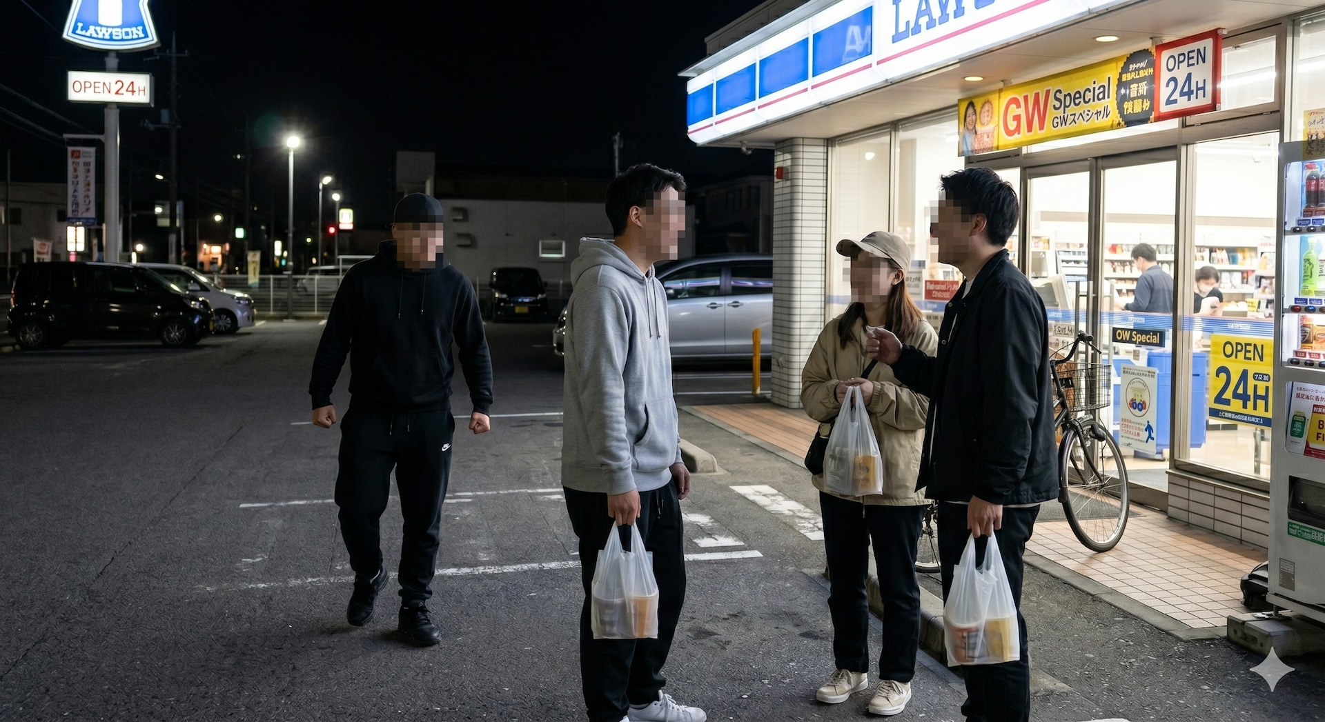 深夜のコンビニ前で「何ガンくれてんだ？」「喧嘩なら買うぞ」と突然絡まれ…→ヤンキーに謝らせた方法