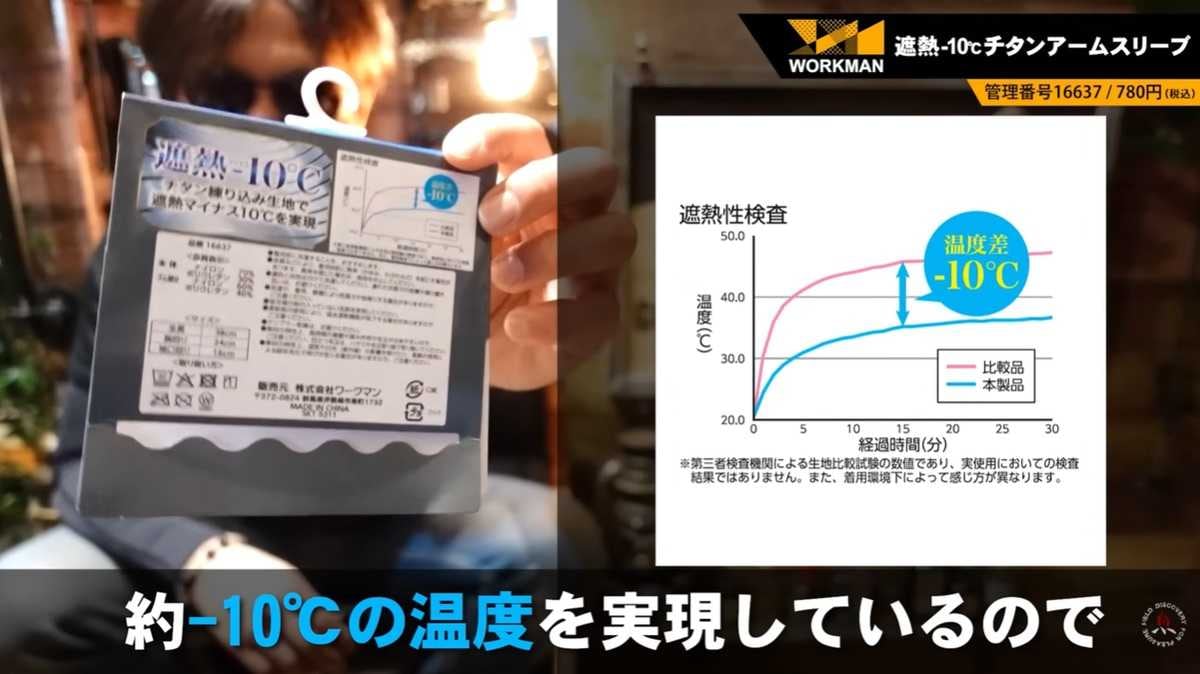 マイナス10度の遮熱効果と驚きの接触冷感機能