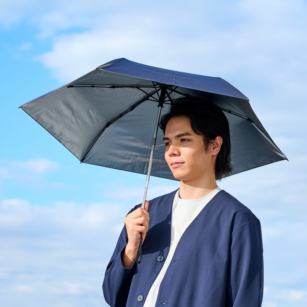雨晴れ兼用両面チタン遮熱アンブレラ