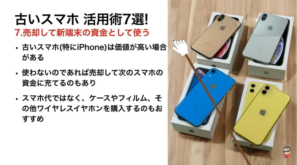 使わないなら「売却して新端末の資金」に