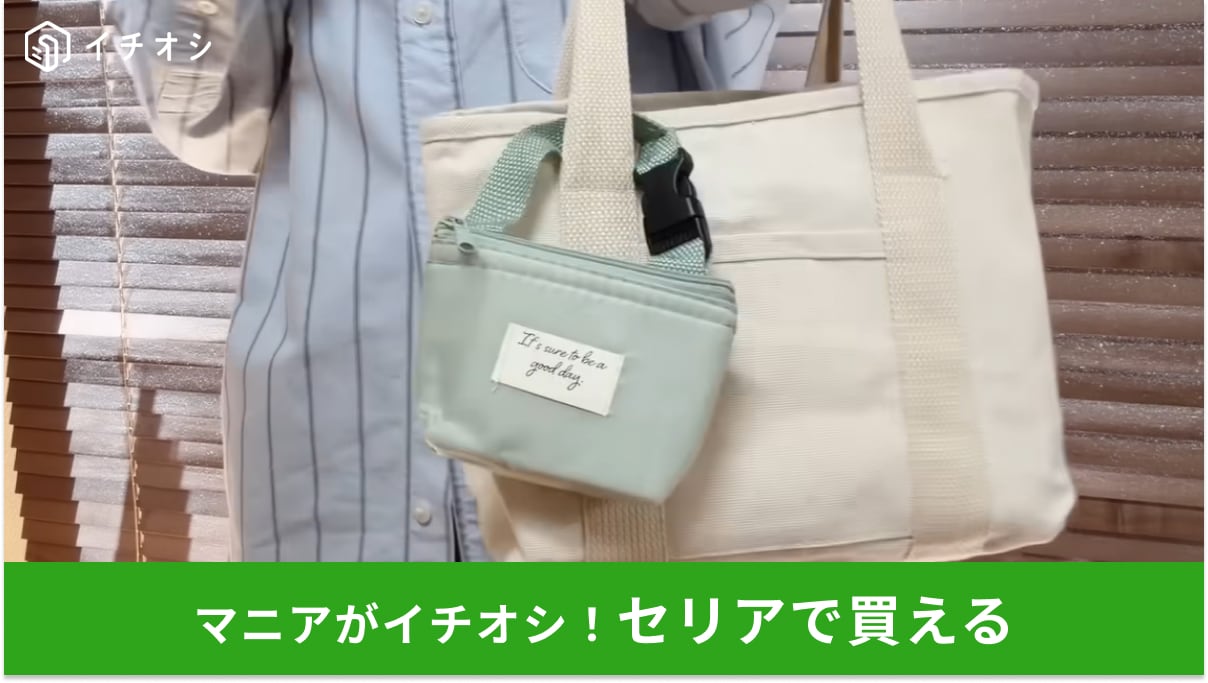 【セリア夏対策】考えた人天才でしょ…！110円の「ミニ保冷バッグ」で猛暑のお出かけも安心！