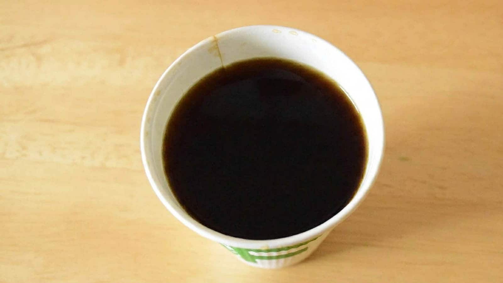 おすすめされた「ブレンドコーヒー(S)」