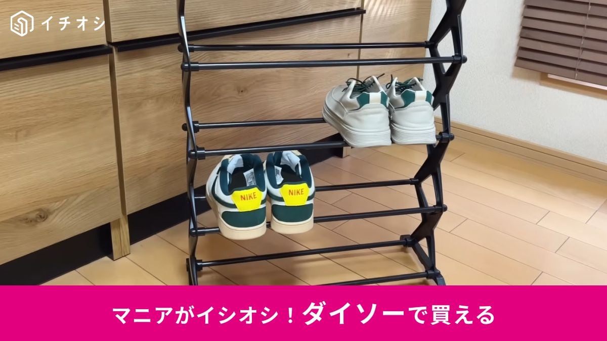 ダイソー┃組み立て式靴収納