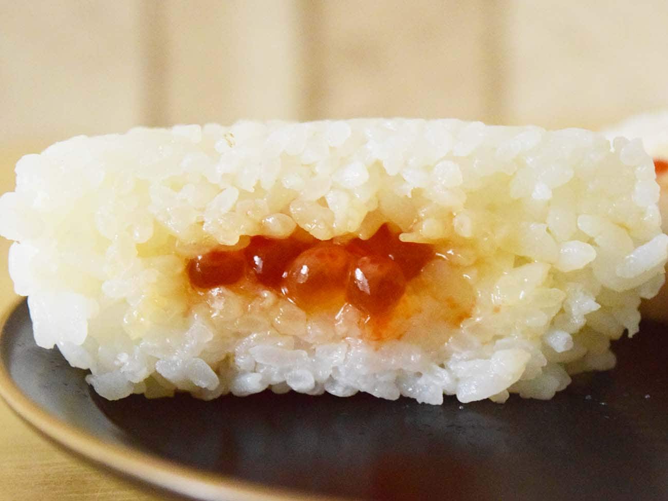 ごはんの量と比べると具材の量はややひかえめな印象