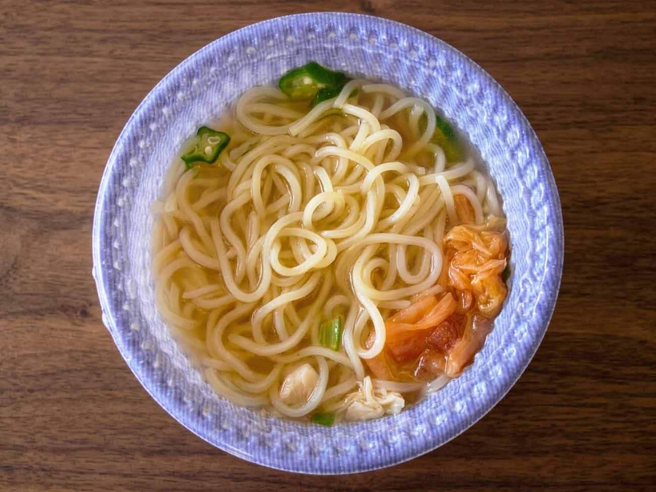 スープはしっかりひんやり