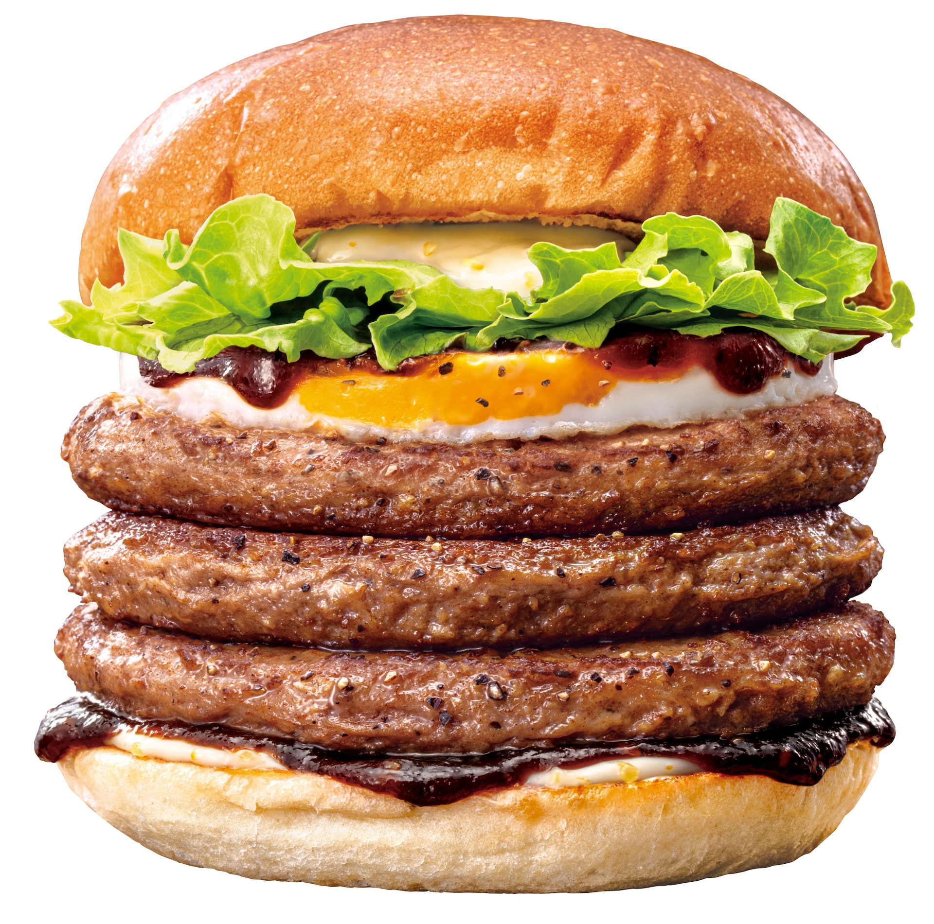 トリプル絶品月見バーガー