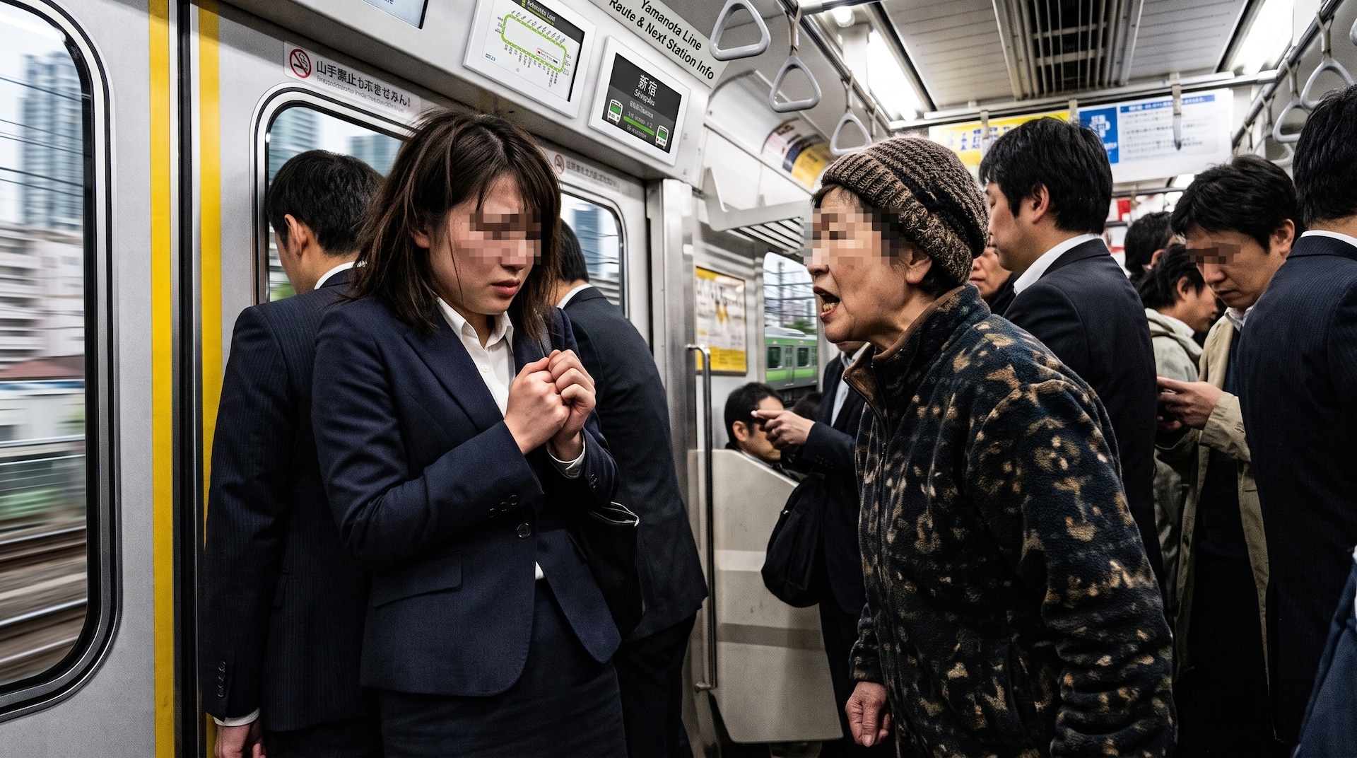 山手線で突然の暴言被害!不審者遭遇時の速やかな回避策