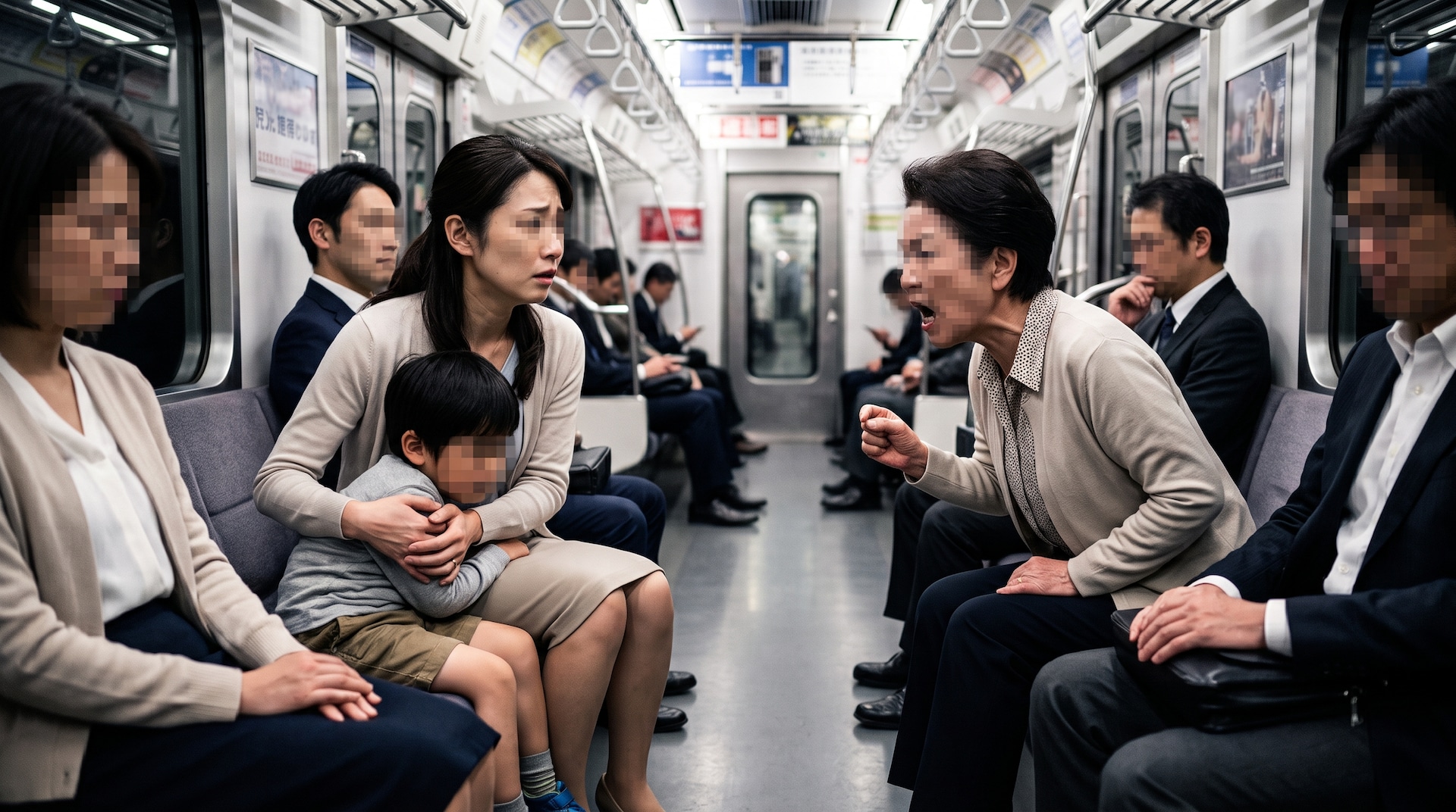  電車内で子連れに理不尽な嫌味！30代母親の車両移動と防犯策