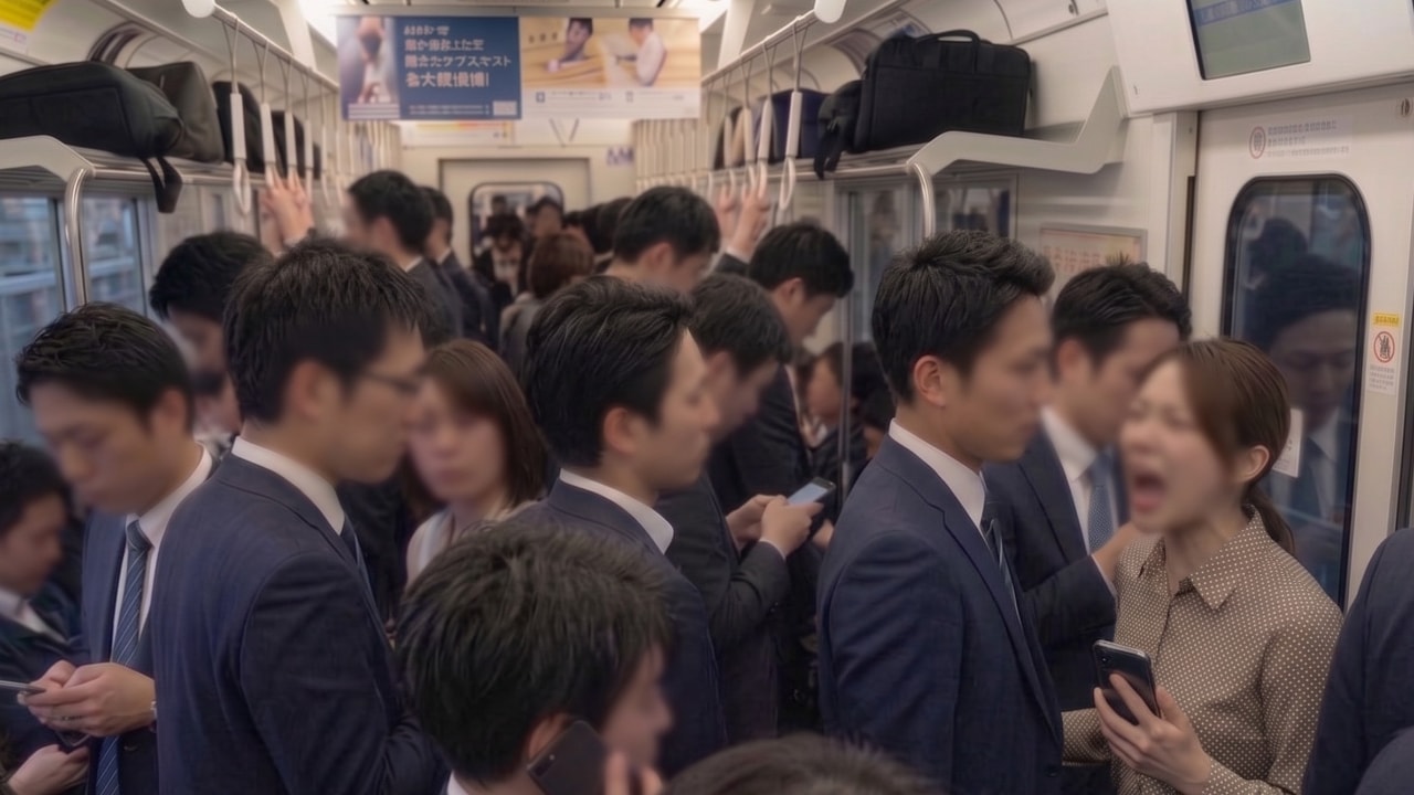 京阪ラッシュで身勝手な主張を叫ぶ女性！40代男性の放置対処法