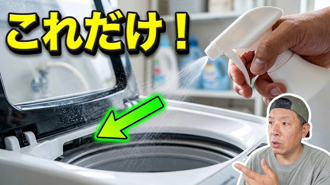 洗濯機入り口のフチに潜む黒カビをスッキリ落とすプロ直伝のお掃除術