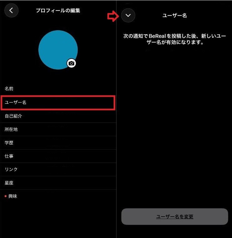 BeRealのプロフィール設定ガイド！安全な画像変更と非公開にする方法