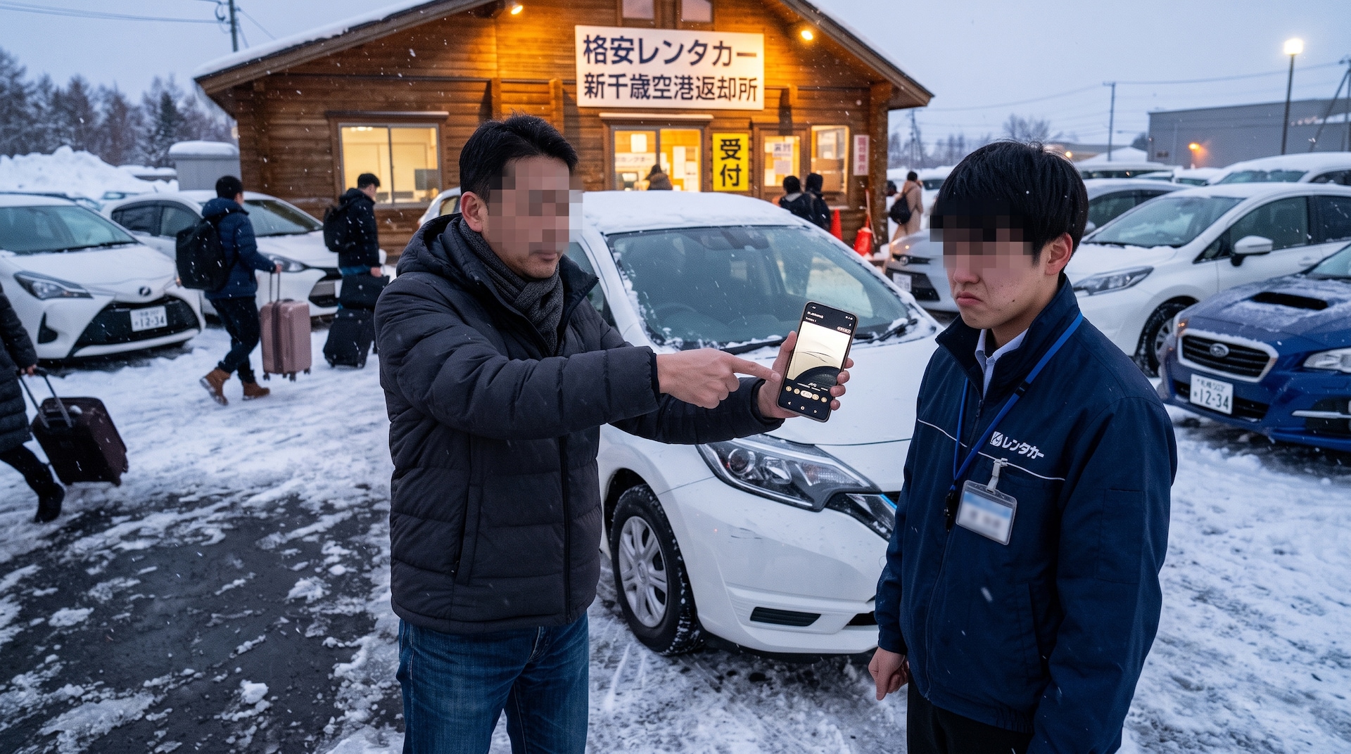 年末のレンタカー返却で言いがかり！スマホ写真が救った高額請求トラブル