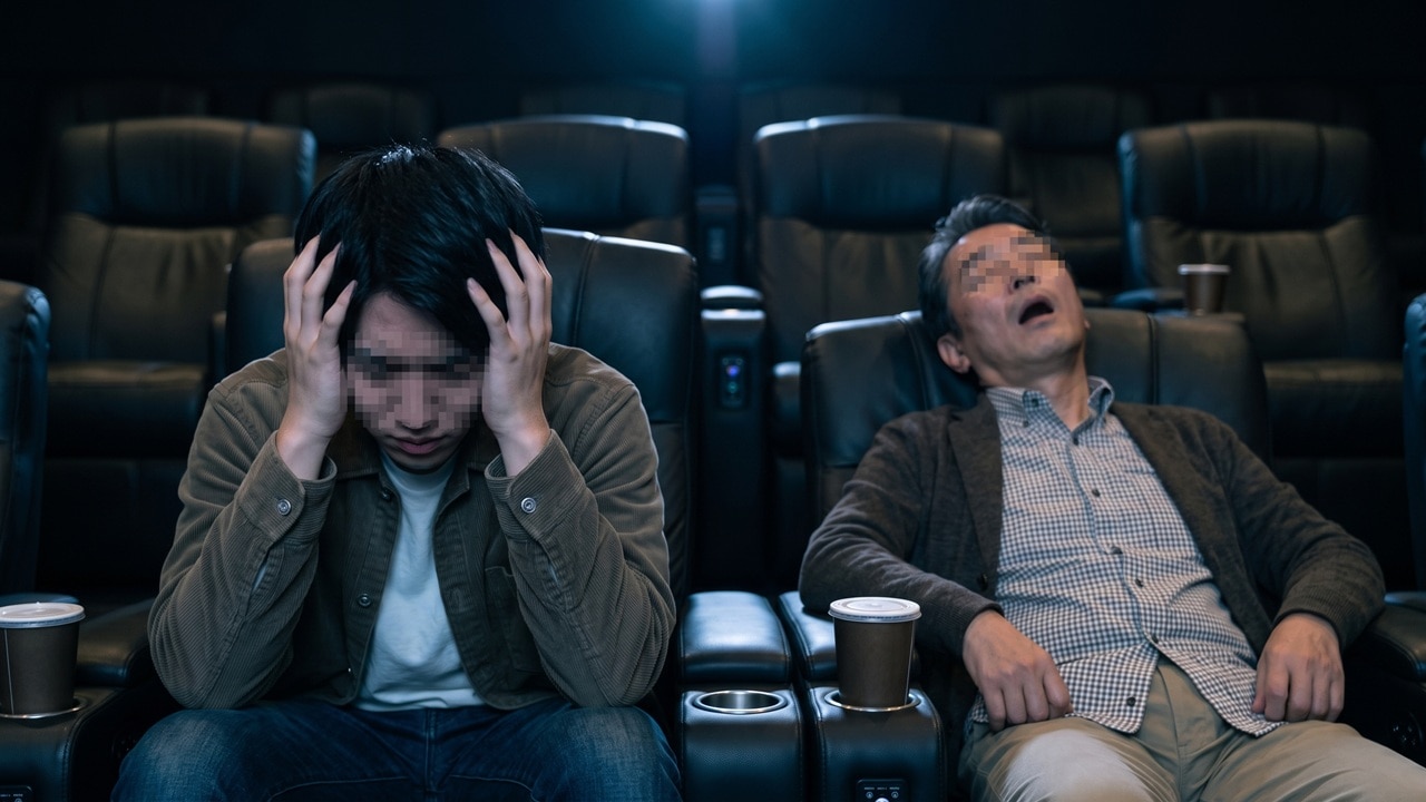 シリアスな映画にいびきのBGM!?レイトショーで起きる予想外のトラブル