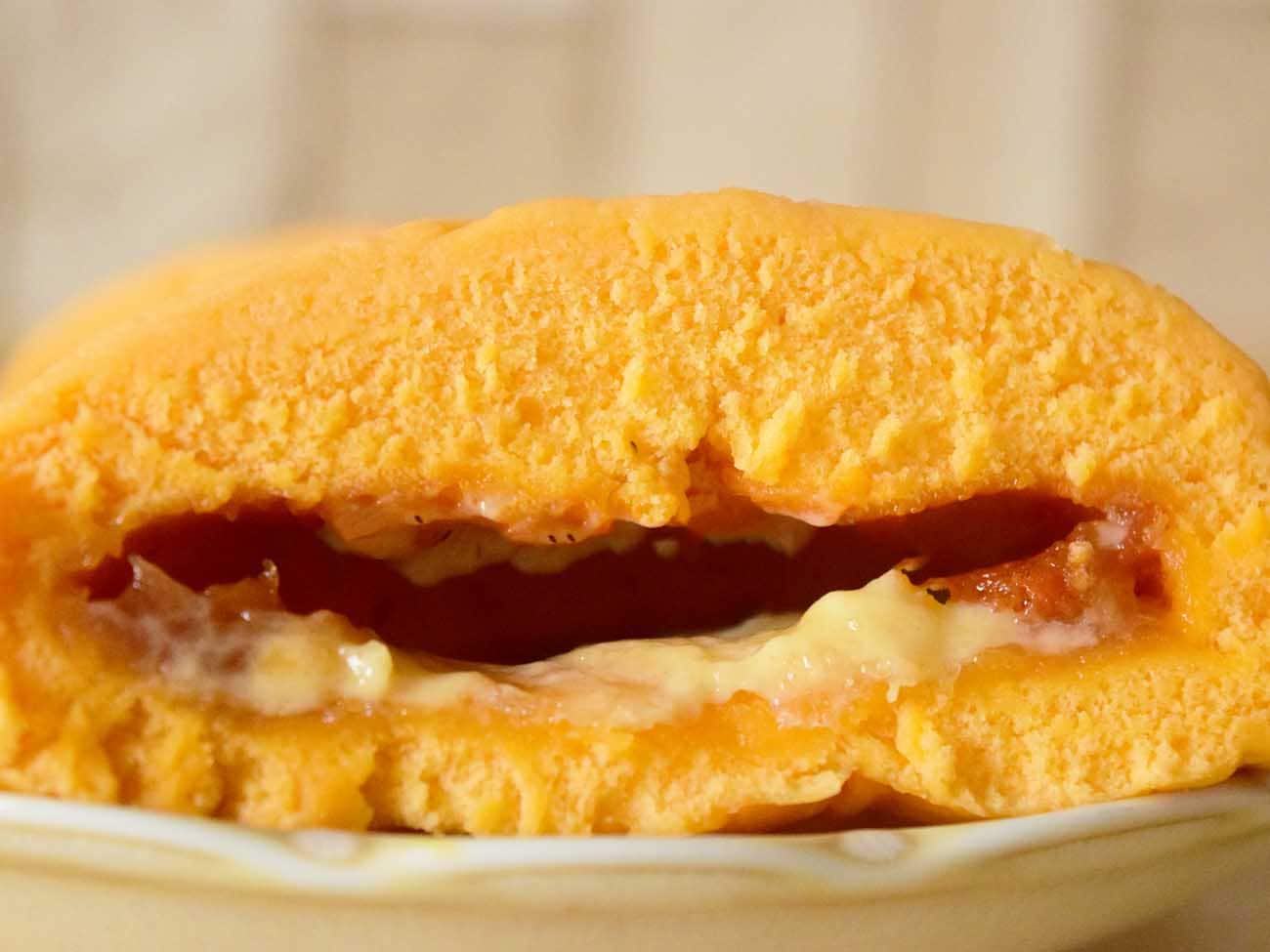 温め直しても皮はもっちりとしており、歯切れのよい食感が楽しめます。
