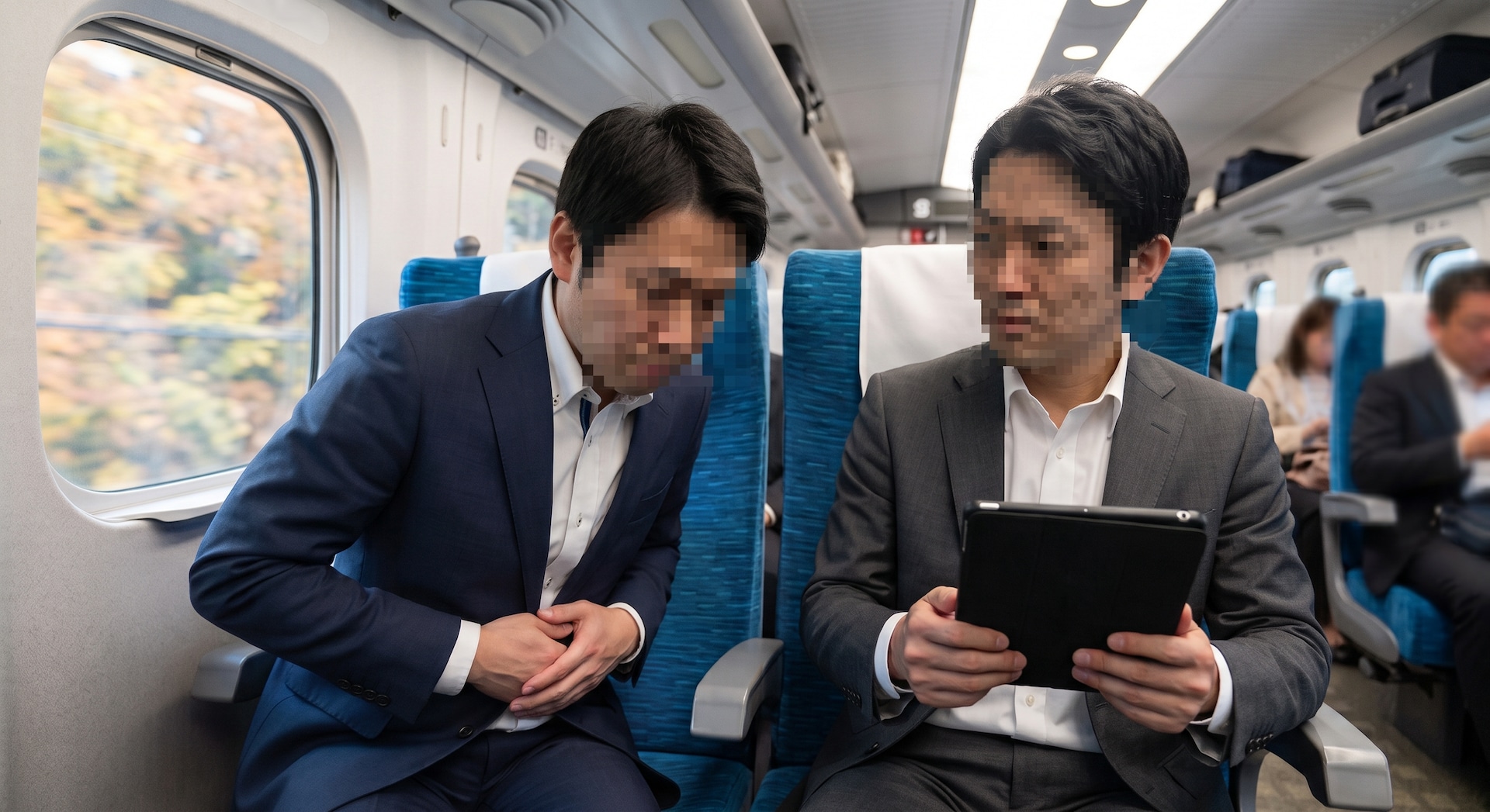 新幹線で隣客を跨いだら踵が接触！激怒する男を躱した謝罪術
