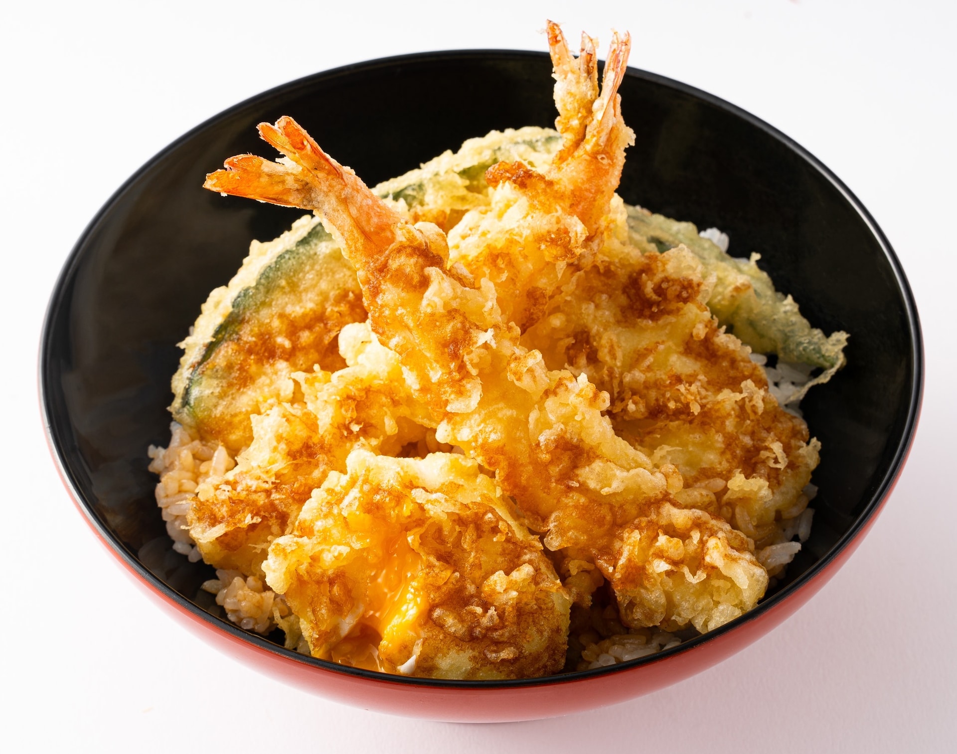 とろ玉海老天丼(税込899円)