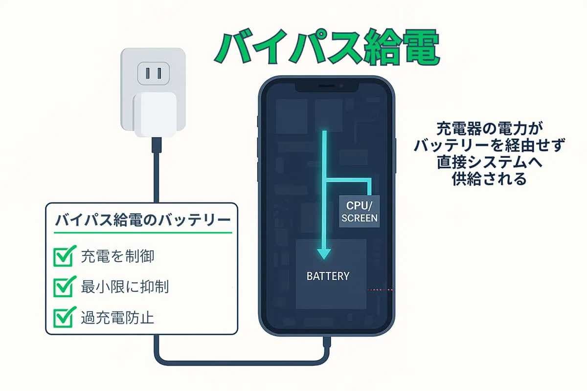 パススルー充電）