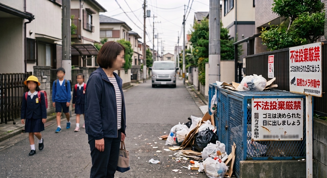 子どもの安全が脅かされる…他地域の不法投棄と資源ゴミ持ち去り