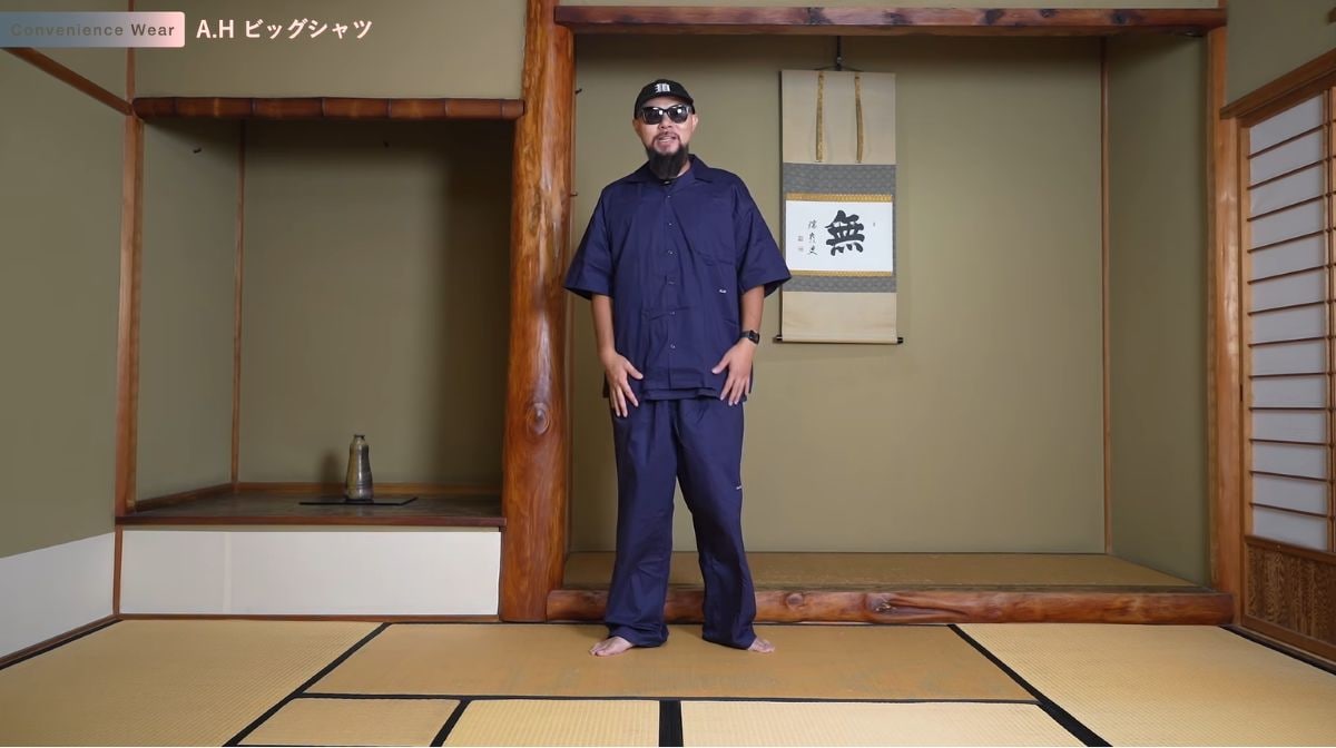 コンビニエンスウェア×A.H 開襟 半袖 ビッグシャツ